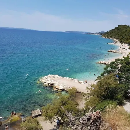 Апартаменты Mario-50m From The Beach,terrace With Sea View! Сплит